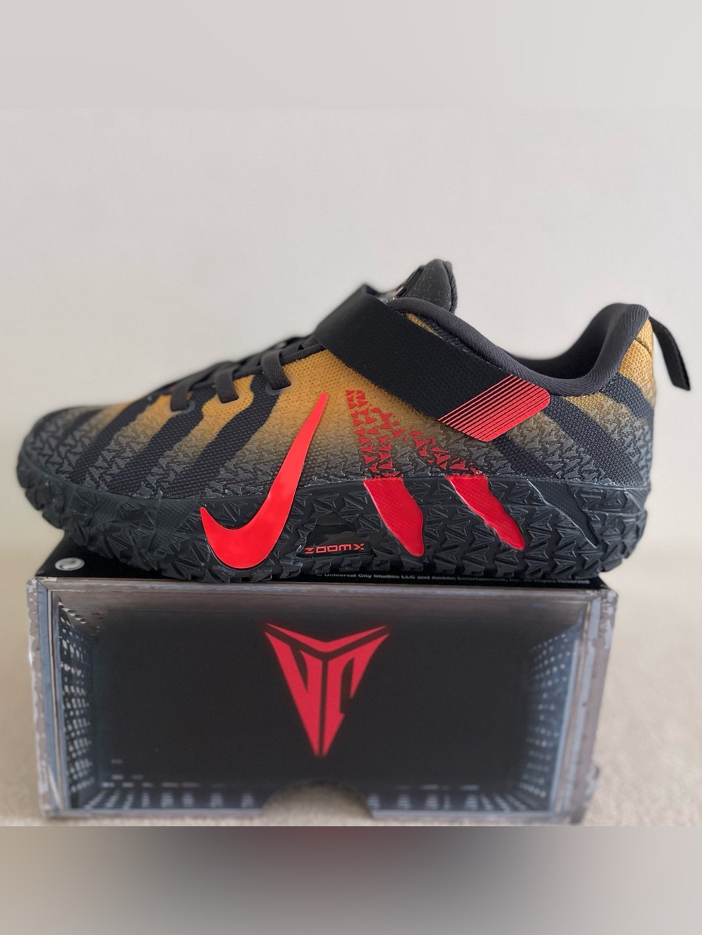 Size 2Y - Jurassic Park x Nike Ja 3 PS Anthracite Crimson IV2628-001 BRAND NEW